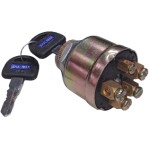  Universal Ignition Key Switch for 12V Car, Truck, Tractor, Trailer,Forklift - Acc/Off/IGN/(Start)