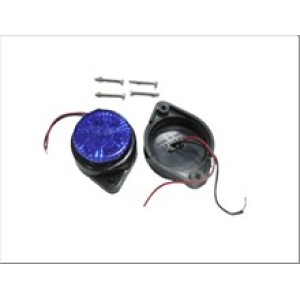 Trailer & Truck Round Lamp 5 LED Blue | Heavy Duty LED Marker Light