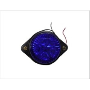 Trailer & Truck Round Lamp 5 LED Blue | Heavy Duty Round LED Marker Light