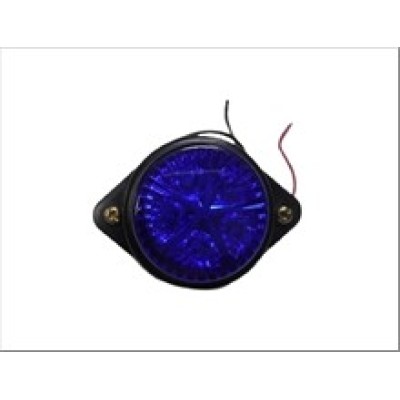 Trailer & Truck Round Lamp 5 LED Blue | Heavy Duty Round LED Marker Light
