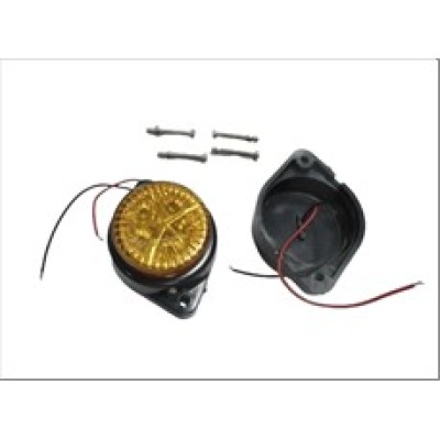 Trailer & Truck Round Lamp 5 LED Yellow | Heavy Duty LED Marker Light