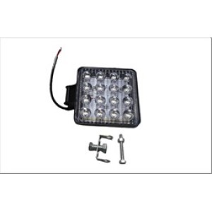 LIGHT SQUARE 16 LED-12V (ALUMINIUM BODY)