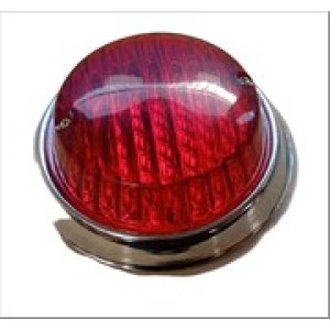 LIGHT ROUND 24V RED