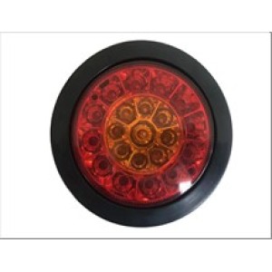 LED LIGHT RED AND YELLOW DM-A-177A-Y | Heavy Duty Truck Round Lamp for Trucks & Trailers