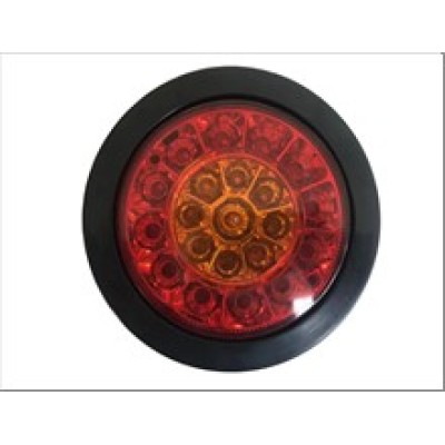 LED LIGHT RED AND YELLOW DM-A-177A-Y | Heavy Duty Truck Round Lamp for Trucks & Trailers