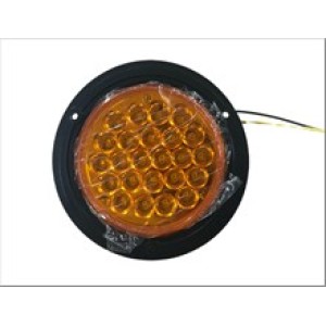 ROUND LIGHT - AMBER 24V DM-A-089