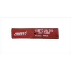 LEAF SPRING 90x14x400 MIDDLE HOLE BEND 1 INCH CENTRE HOLE DIA = 14mm