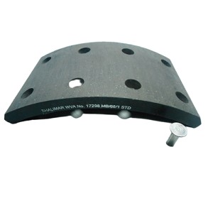 BRAKE LINING MB-68/1 17298 w/ RIVET