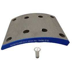 BRAKE LINING STD ASBESTOS FREE -19486 WITH REVIT 8x22x15