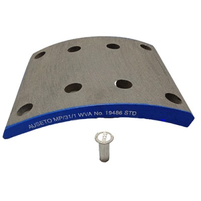 BRAKE LINING STD ASBESTOS FREE -19486 WITH REVIT 8x22x15