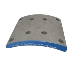 BRAKE LINING 1ST OVERSIZE ASBESTOS FREE 19487 WITHOUT RIVET 8 PCS