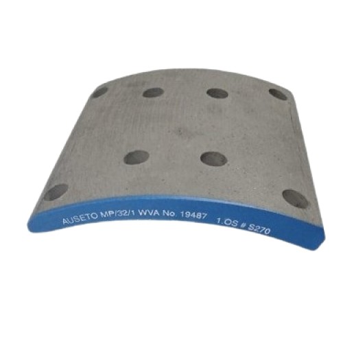 BRAKE LINING 1ST OVERSIZE ASBESTOS FREE 19487 WITHOUT RIVET 8 PCS BRAKE LINING 1ST OVERSIZE ASBESTOS FREE 19487 WITHOUT RIVET 8 PCS