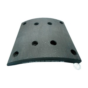 BRAKE LINING IST OVERSIZE 19487 w/ RIVET 8x22x15