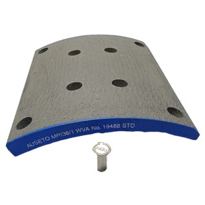 BRAKE LINING STD ASBESTOS FREE - 19488 WITH REVIT 8x22x15