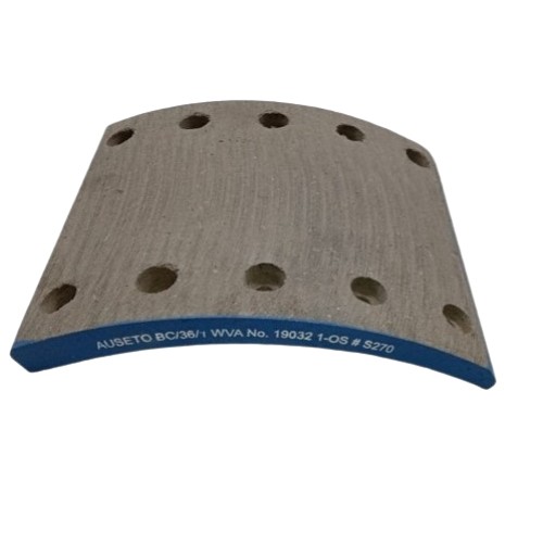 BRAKE LINING IST OVER SIZE ASBESTOS FREE 19032 WITHOUT RIVET 8 PCS BRAKE LINING IST OVER SIZE ASBESTOS FREE 19032 WITHOUT RIVET 8 PCS
