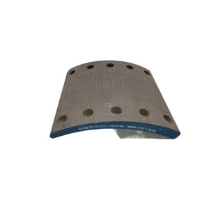 BRAKE LINING STD ASBESTOS FREE-19094 WITHOUT RIVET 8 PCS