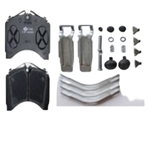 BRAKE PAD WITH KIT 2+2PCS WVA29244-29245