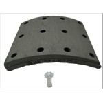 BRAKE LINING 19938  w/ RIVET 6x20x12