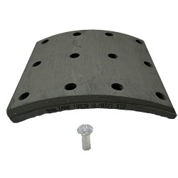 BRAKE LINING 19938 w/ RIVET 6x20x12