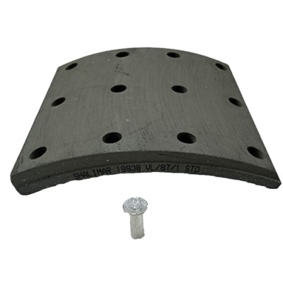 BRAKE LINING 19938 w/ RIVET 6x20x12