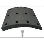 BRAKE LINING 19939 w/ RIVET 6x20x12