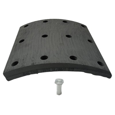 BRAKE LINING 19939 w/ RIVET 6x20x12
