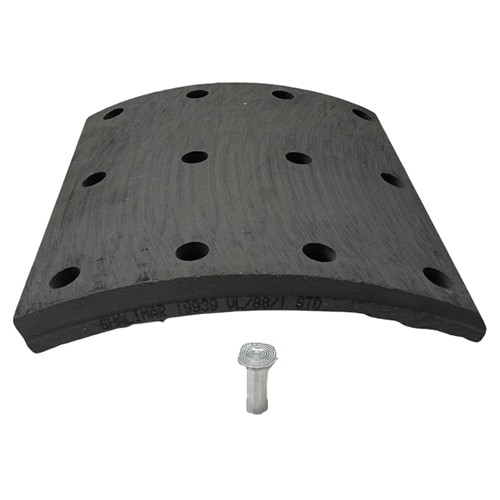 BRAKE LINING 19939 w/ RIVET 6x20x12 BRAKE LINING 19939 w/ RIVET 6x20x12