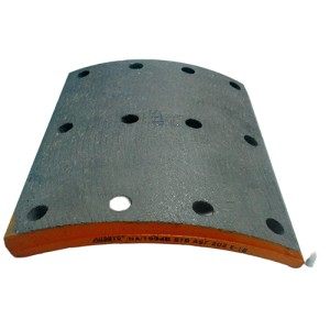 BRAKE LINING ASBESTOS FREE, E-MARK,19940 w/RIVIT