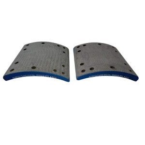 BRAKE LINING STD ASBESTOS FREE 19369/370 WITHOUT RIVET 8 PCS