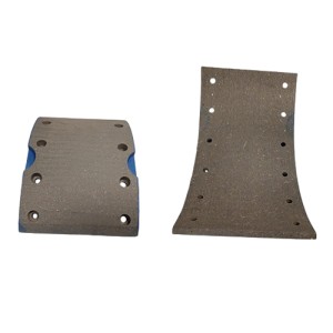 BRAKE LINING STD ASBESTOS FREE TATA 909 WITHOUT RIVET 8 PCS