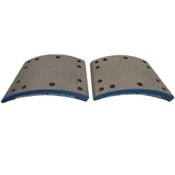 BRAKE LINING STD ASBESTOS FREE 19036/37 WITHOUT RIVET 4+4 PCS