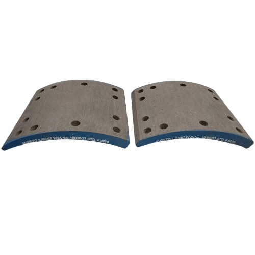 BRAKE LINING STD ASBESTOS FREE 19036/37 WITHOUT RIVET 4+4 PCS BRAKE LINING STD ASBESTOS FREE 19036/37 WITHOUT RIVET 4+4 PCS