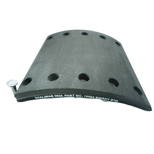 BRAKE LINING 19094 w/ RIVET 8x22x15 BRAKE LINING 19094 w/ RIVET 8x22x15