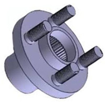 Front Wheel Hub Bolt and Nut Assembly for Leyland Dost
