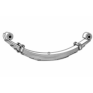 Mercedes Actros Front 3-Leaf Spring 90x23mm - Ref 9493200302
