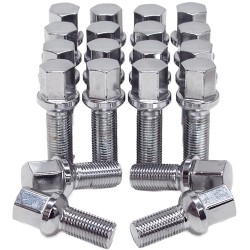 M12x1.5 Alloy Wheel Stud Nut Kit (Set of 17) - Tata Ace