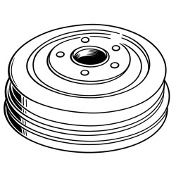 Ashok Leyland FRONT BRAKE DRUM Ref: F 1855622