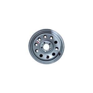 Trailer Wheel Rim 15X5, 5 Lug On 4.5" Center Silver Modular