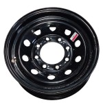 Wheel Rim 6" x 16" Trailer Wheel Rim | 6 Lug (6×5.5) | Modular Black | 3,200 lbs Capacity