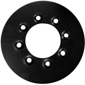 14.5" x 6" Trailer Rim Wheel with Open Center | Mobile Home Rim | 3200 lbs Capacity Black Steel