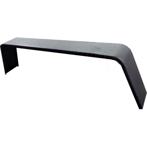Jeep Style Tandem Diamond Plate Trailer Fender 10" × 72" | Heavy-Duty Steel