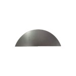 9 x 32 Steel/ Round/ Single/ Smooth Fender Back plate