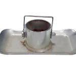 5000 lbs Trailer Jack Foot Frame with 2" Pin | Zinc-Plated Heavy-Duty