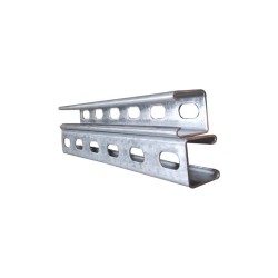 Slotted Strut Channel 14-Gauge 1-5/8" × 13/16" × 10 ft | Zinc-Plated Steel
