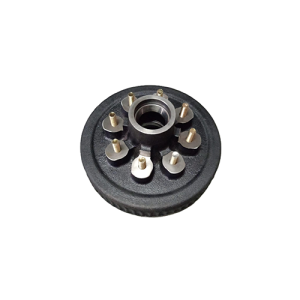 7k Trailer Axle Hub and Drum - 8 Lug, 1/2" Stud
