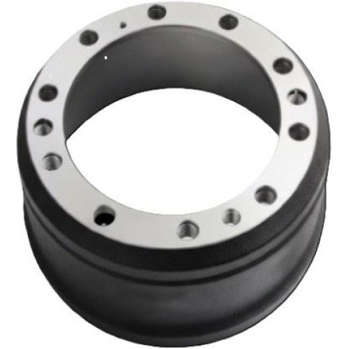 Heavy-Duty Hino Truck Brake Drum 435122240 With 10 Hole Mounting – OEM Replacement Grey Iron HT250 – Durable Truck Brake System Part