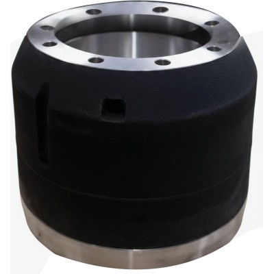 Heavy Duty Rear Axle Brake Drum for Trucks and Trailers – 10 Hole Mount, Welle Type, Robust Steel or Cast Iron Build | Rear Axle Brake Drum 310677040