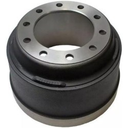 Heavy-Duty HOWO A7 Rear Axle Brake Drum – 10 Hole Mounting – OEM Replacement for Sinotruk – Durable Truck Brake Part WG9231342006
