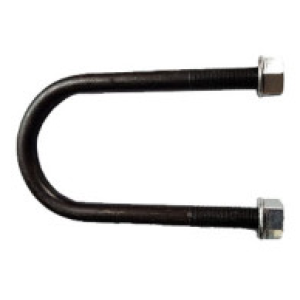 U-Bolt with Flange Nuts 1/2" × 5 1/2" × 2 3/8" | Black Coated | Fits 3.5K Trailer Axles