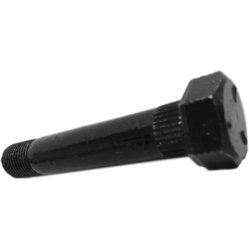 9/16"-18 Shackle Bolt 3" Long | Grade 8 | Auto Black Finish | Fits Trailer Axle Beam